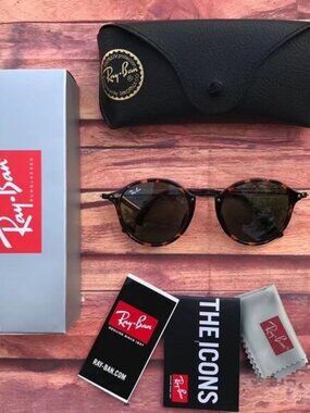 Ray-Ban 2447 Round Brown Tortoiseshell 49MM